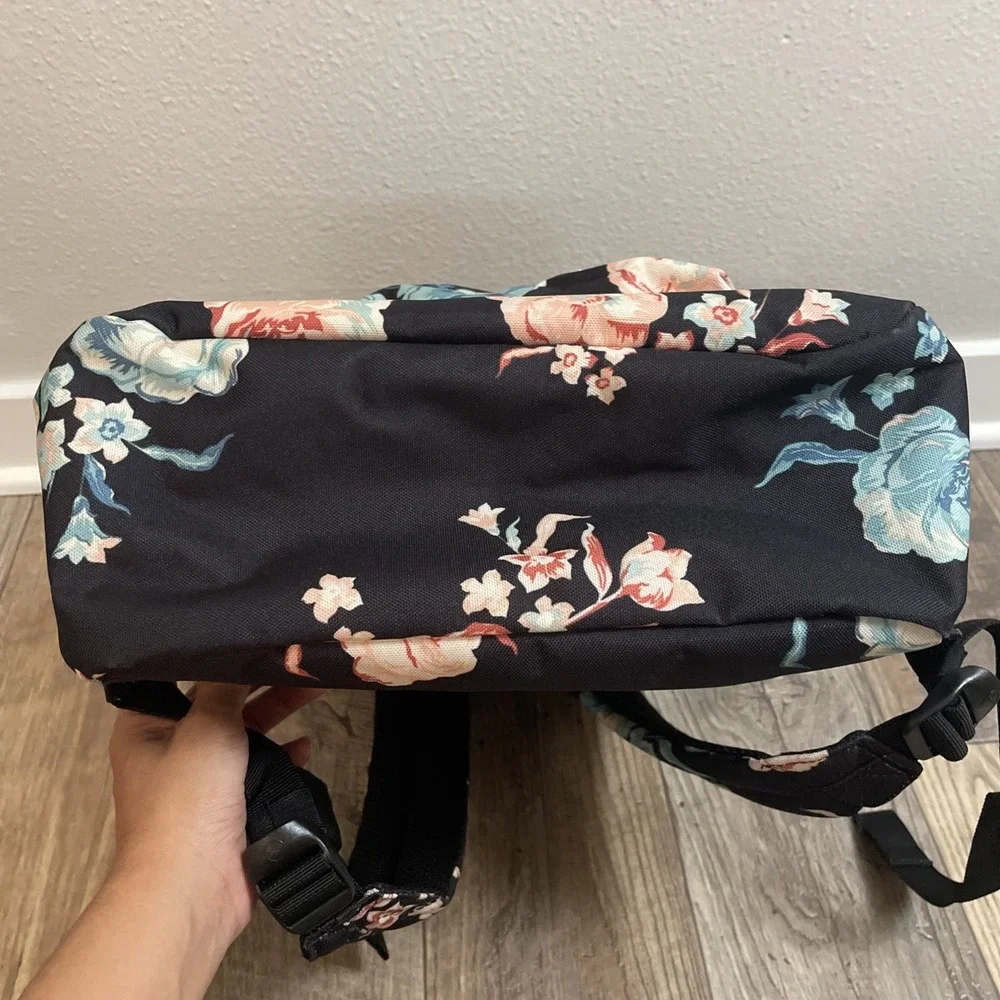 Herschel Floral Print Backpack One Compartment 12x18x4